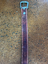 Load image into Gallery viewer, S’S AZTEC ALLY  leather belt- measures 92cm-102cm
