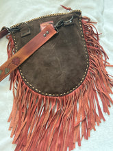 Load image into Gallery viewer, đ€ the âTRAILSâ đ€by SmokinâCactus  Hair on leather crossbody