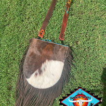 Load image into Gallery viewer, đ€ the âTRAILSâ đ€by SmokinâCactus  Hair on leather crossbody
