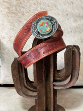 Load image into Gallery viewer, S’S Spring Buffalo 🦬 ‘women’s leather belt- measures 78cm -88cm.