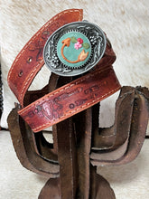 Load image into Gallery viewer, S’S Spring Buffalo 🦬 ‘women’s leather belt- measures 78cm -88cm.
