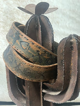 Load image into Gallery viewer, S’S CACTUS ROAD  leather belt- measures 88cm-98cm