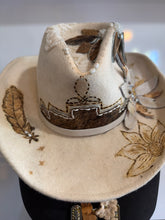 Load image into Gallery viewer, 100% wool COWGIRL hat  ‘I beg your pardon?’
