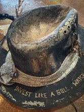 Load image into Gallery viewer, 100% wool Fedora ‘Invest like a Bull’