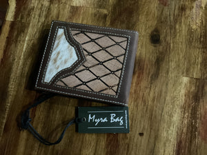 MYRA hair on bifold wallet