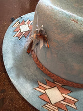 Load image into Gallery viewer, 100% wool Fedora ‘Southwestern Rodeo’