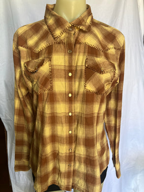 Cattelac Ranch shirt - size medium .