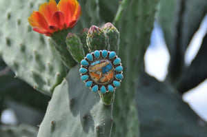 Sterling Silver ‘Macho Concho’ handmade ring