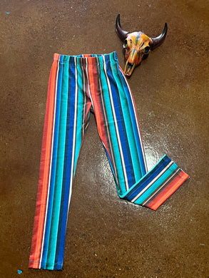 LnBlessed Girl serape tights