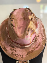 Load image into Gallery viewer, 100% wool Fedora ‘Dusty Pink Sunsets’