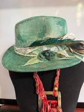 Load image into Gallery viewer, 100% wool Fedora ‘Turquoise Afternoons’