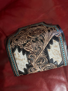 Think tank  HAND-TOOLED WALLET