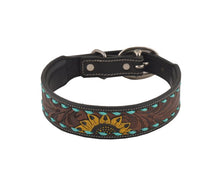 Load image into Gallery viewer, SCENIC HAND-TOOLED LEATHER DOG COLLAR