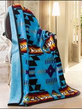 Load image into Gallery viewer, Southwestern Sherpa Throw