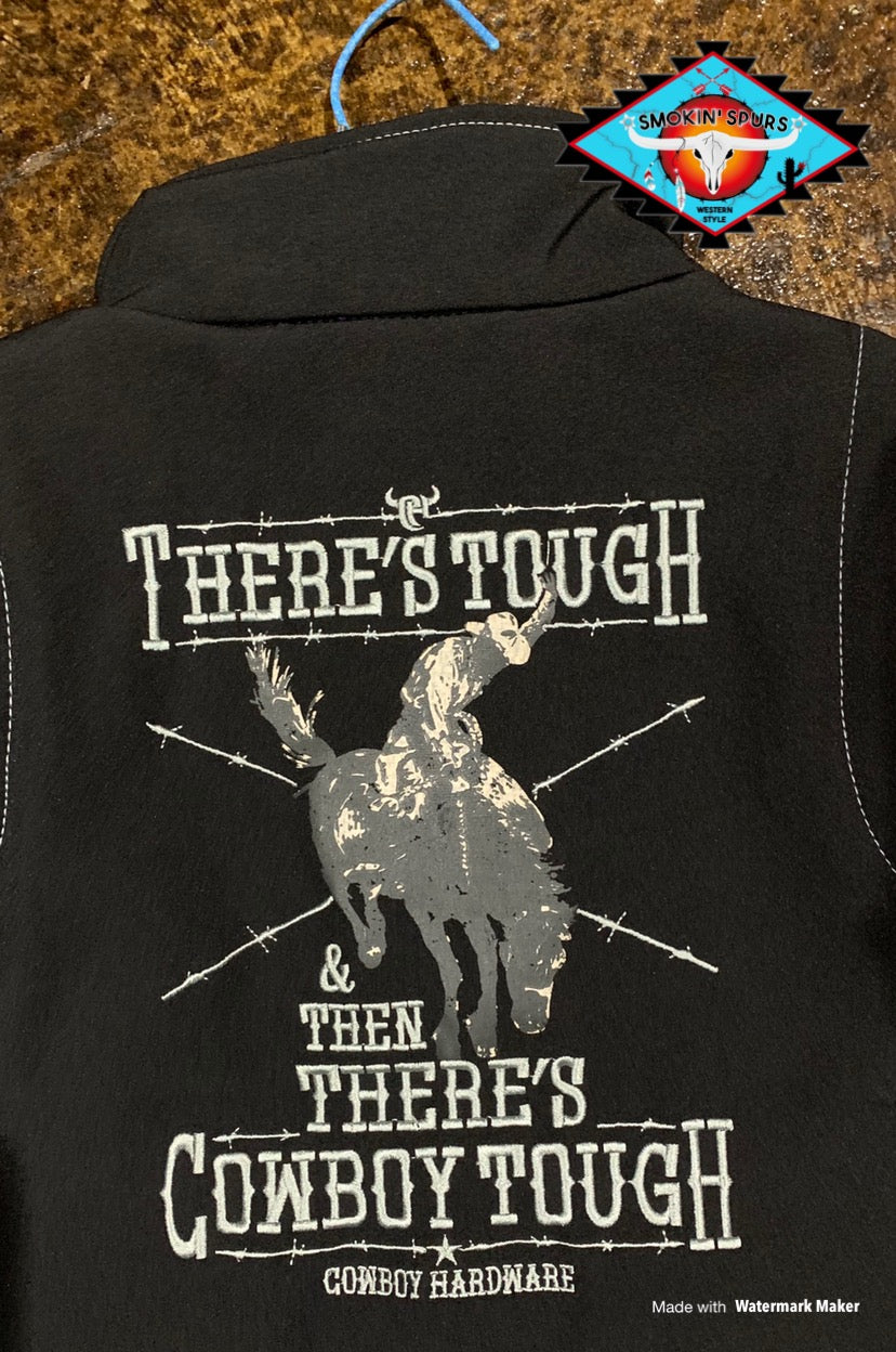 Cowboy Hardware ‘there’s tough - then there’s ‘bones’ vest LAST ONE!
