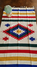 Load image into Gallery viewer, Mexican hand woven  Diamond blanket