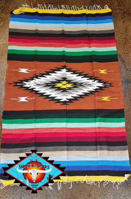 Mexican 'Amber' handwoven blanket
