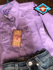 Cowgirl Hardware ‘lilac’ shirt (last one size 4t)