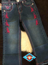 Load image into Gallery viewer, Cowgirl Hardware ‘horse love’ toddler jean
