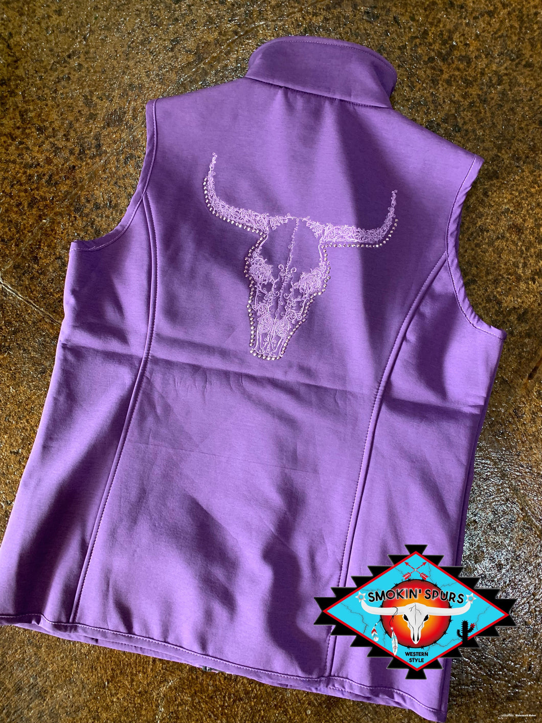 Women’s Cowgirl Hardware poly shell vest !!