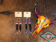 Load image into Gallery viewer, ZAD Arizona seed bead tassel earrings