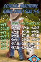Load image into Gallery viewer, Cowgirl Hardware ‘I HEART HORSES’ toddler jean