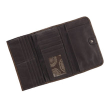 Load image into Gallery viewer, American West tri fold wallet (Lariats and Lace)