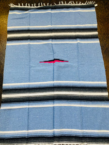 Mexican handwoven southwestern blanket