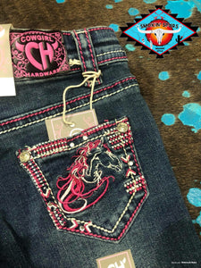 Cowgirl Hardware ‘beautiful horse’ jeans