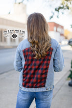 Load image into Gallery viewer, Crazy Train denim jacket